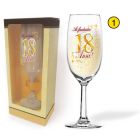 FLUTE IN VETRO 18 ANNI