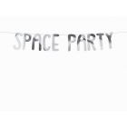 FESTONE SCRITTA SPACE PARTY