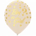 PALLONCINI LATTICE 12" GENDER BOY OR GIRL LATTE GOLD PZ.100