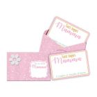 BIGLIETTO AUGURI BUXURY ROSA FESTA DELLA MAMMA