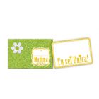 BIGLIETTO AUGURI BUXURY VERDE FESTA DELLA MAMMA