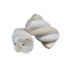 MARSHMALLOW ESTRUSO TRECCIA BIANCO/TORTORA 1KG