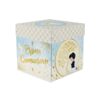 BOX SURPRISE PRIMA COMUNIONE CELESTE 20X20X20 cm