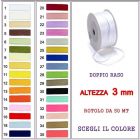 NASTRINO DOPPIO RASO 3MM X 50MT