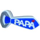 SCATOLA POLISTIROLO CRAVATTA PAPA' BLU E BIANCA