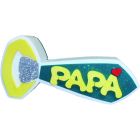 SCATOLA POLISTIROLO CRAVATTA PAPA' BLU E GIALLO