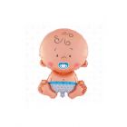 PALLONCINO MYLAR BIMBO CELESTE 47X71 CM