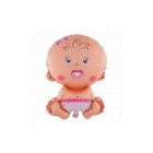 PALLONCINO MYLAR BIMBO ROSA 47X71cm.