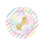 PALLONCINO MYLAR TONDO UNICORNO