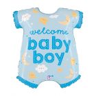 PALLONCINO 31" SUPER SHAPE TUTINA CELESTE "Baby Boy Onesie"