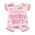 PALLONCINO 31" SUPER SHAPE TUTINA ROSA "Baby Girl Onesie"