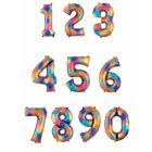 NUMERI MYLAR RAINBOW 41CM
