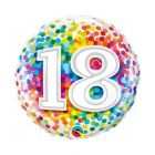 PALLONCINO MYLAR TONDO 18 MULTICOLOR