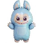 PALLONCINO MYLAR SUPERSHAPE 26" LABUBU BAD BUNNY BLUE