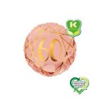 FOIL 60 ANNI ROSA E ORO 