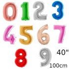 PALLONCINO MYLAR NUMERO "2"  1MT