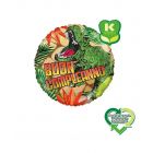 FOIL COMPLEANNO DINOSAURO 18"