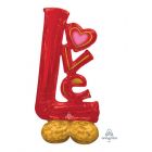 PALLONCINO MYLAR AIRLOONZ RED LOVE