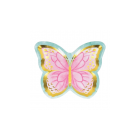 PIATTO 24cm SAGOMATO Farfalla  8pz