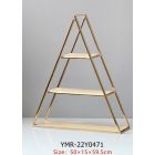 STRUTTURA IN FERRO ORO PIRAMIDE 