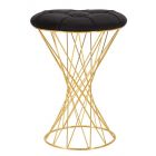 PUFF TOWER NERO E ORO CM41X50