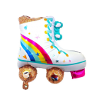 PALLONCINO MYLAR SUPERSHAPE PATTINO MULTICOLOR