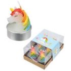 SET CANDELE UNICORNO PZ.6