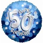 PALLONCINO MYLAR HAPPY 50TH BIRTHDAY
