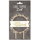 CAKE TOPPER LED HAPPY BIRTHDAY