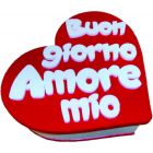 SCATOLA POLISTIROLO BUON GIORNO AMORE MIO LV