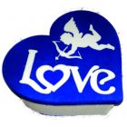 SCATOLA POLISTIROLO LOVE CUPIDO BLU LV