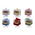 SCATOLINA PLEX IN VELLUTO 8x8x8CM