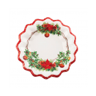 PIATTI FONDI CHRISTMAS JOY PZ.8