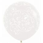 GLOBO 36" TRASPARENTE CRYSTAL SEMPERTEX PZ.1.