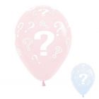 PALLONCINI SEMPERTEX PASTELLO ROSA E CELESTE 12"  BABY SHOWER 50PZ.