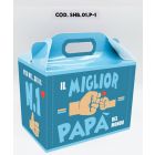 SCATOLINE BOX PARTY AL PAPA BLU PZ6