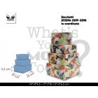 SET 3 SCATOLE QUADRATE JUNGLE