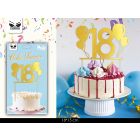 CAKE TOPPER IN PLASTICA 18 ANNI