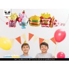 SET 5 PALLONCINI BURGER MENU' SMALL