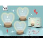 LAMPADA PLEXY CUORE MAMMA ST7767