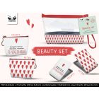SET BEAUTY, PORTAMONETE E SPECCHIETTO GRAZIE MAMMA ST7773