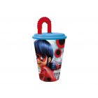 BICCHIERE CON CANNUCCIA LADYBUG