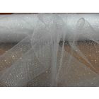 TULLE GLITTERATO ARGENTO