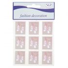 STICKERS ADESIVI FIOCCHETTI ROSA PZ.9