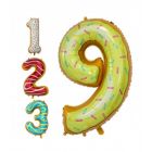 NUMERI MYLAR CANDY 86CM