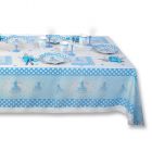 TOVAGLIA BUON 1° COMPLEANNO CELESTE PZ.1