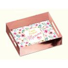 VASSOIO ROSA GOLD METAL FESTA DELLA MAMMA