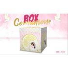 BOX SURPRISE PRIMA COMUNIONE ROSA 50X50CM