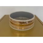 SCATOLINA IN PLEX ORO TONDO 10CM