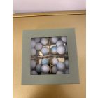 SCATOLINA DEGUSTAZIONE VERDE SALVIA 10X10cm